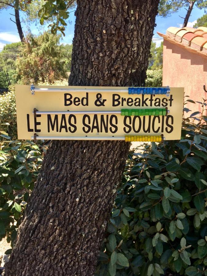 Bed and Breakfast Domaine Le Mas Sans Soucis Фаєнс Екстер'єр фото